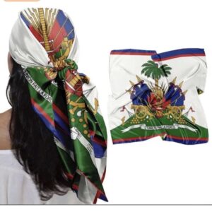haiti flag scarf/mouchwa